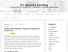 Tablet Screenshot of blog.pcrichard.com